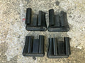 Audi tt mk1 seat  rail plastic covers passenger + drivers oem genuine
