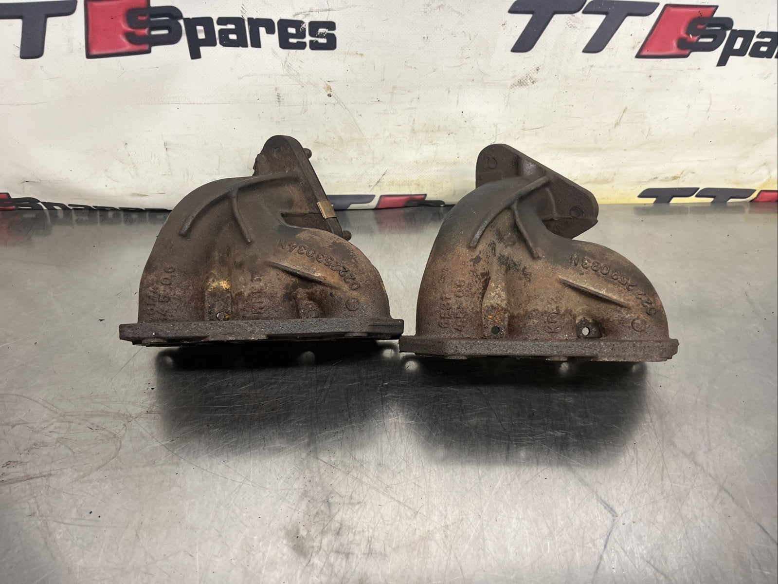 AUDI TT 8J MK2 3.2 V6 PETROL BUB GENUINE EXHAUST MANIFOLDS Both Pair