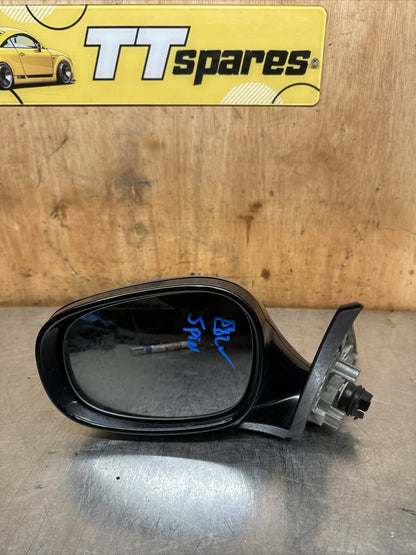 2010 BMW 1 SERIES E82 E88 DRIVER RIGHT SIDE WING MIRROR 5 PIN BLACK - 381 Le Man