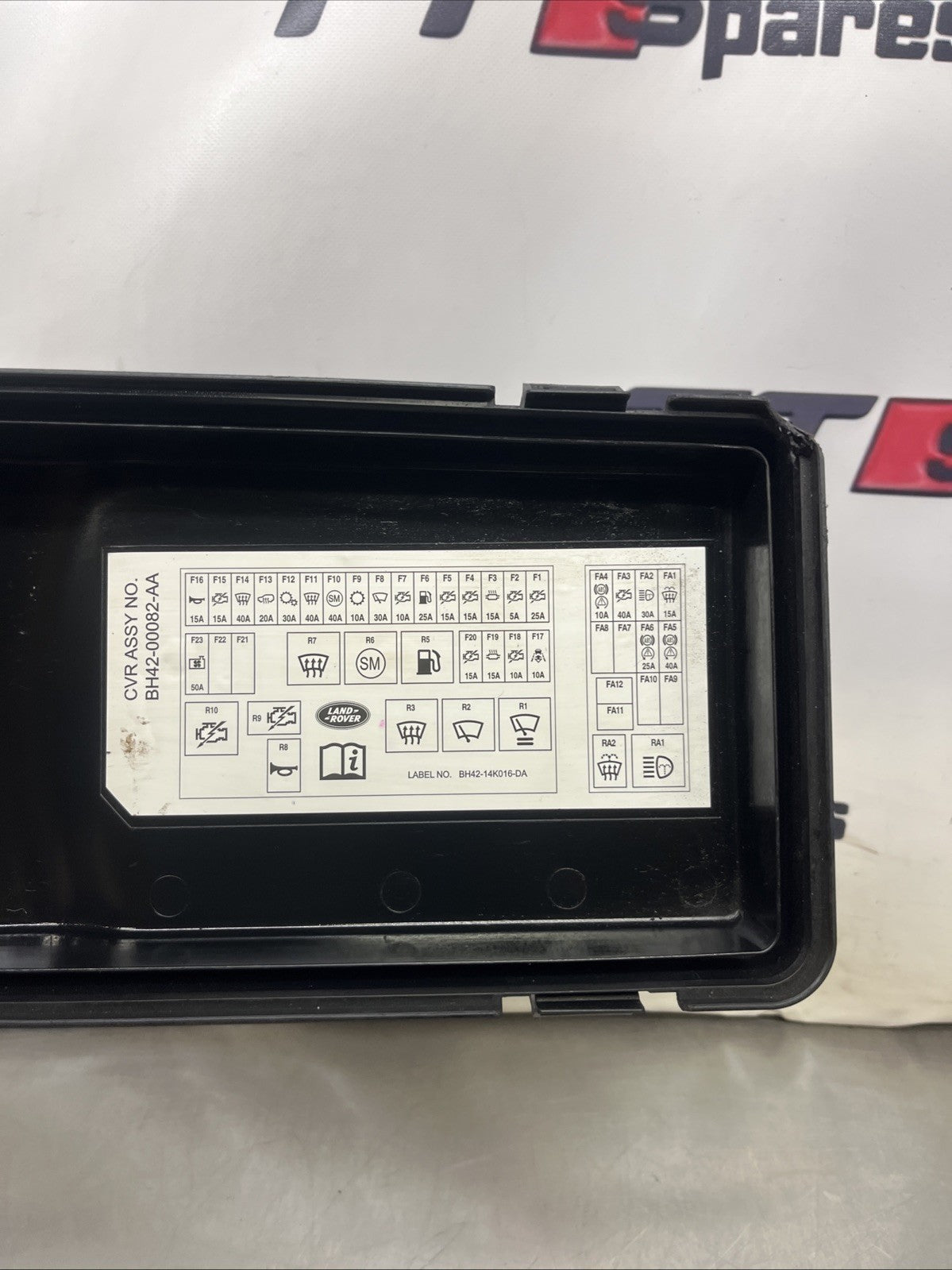 2011 RANGE ROVER L322 FUSE BOX COVER AH42-00082-BA BH42-14K016-DA