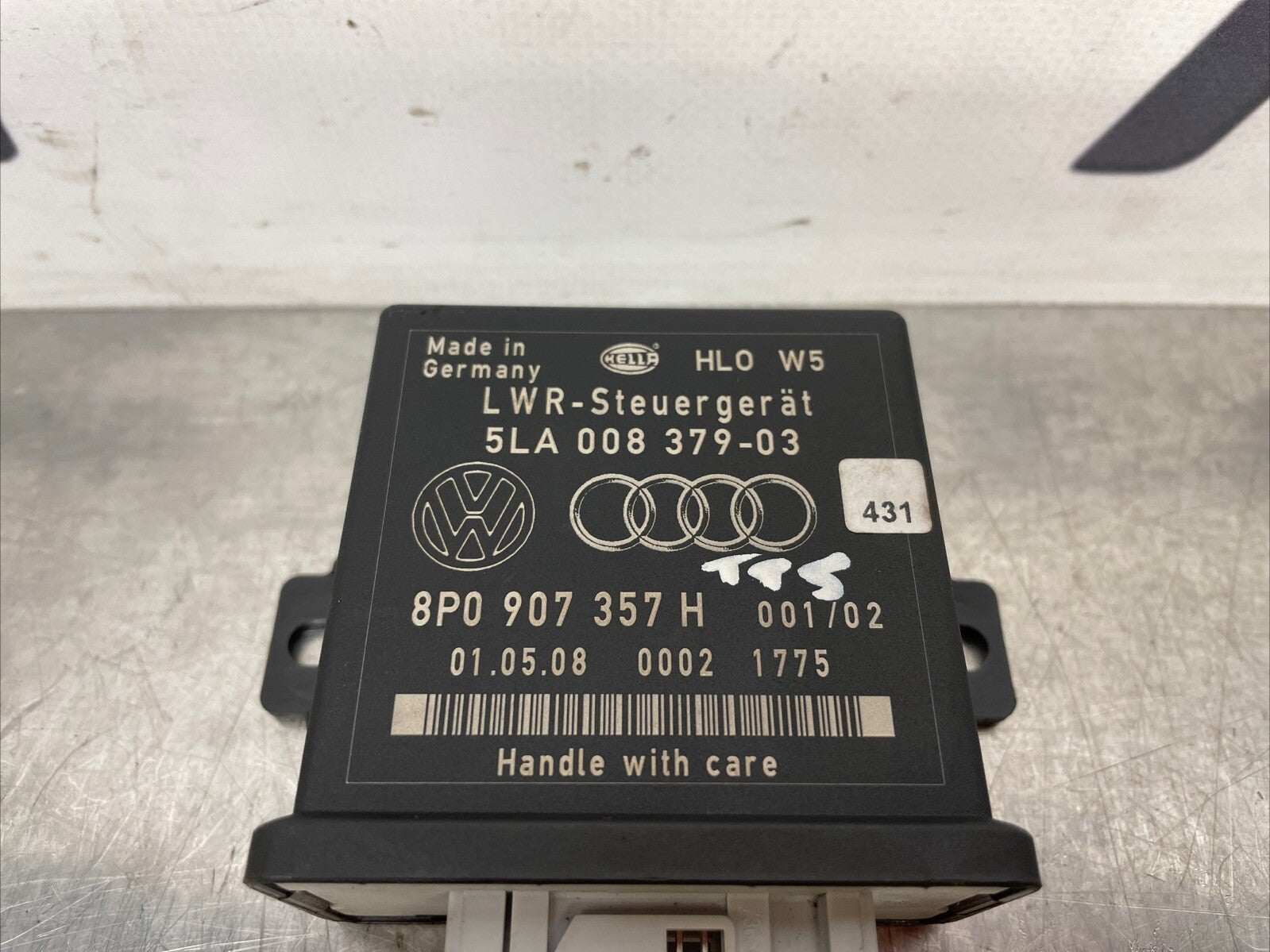8P0907357H Audi Tts Coupe 8J3 (2009) Headlight Range Control Module Unit 