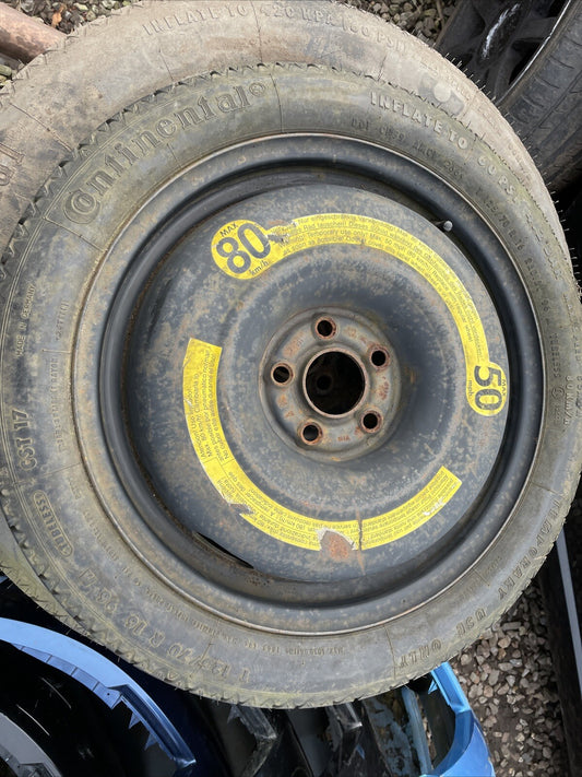 GOLF MK3 PASSAT B4 16" SPACE SAVER SPARE WHEEL 125/70R16 CONTINENTAL 3A0601025