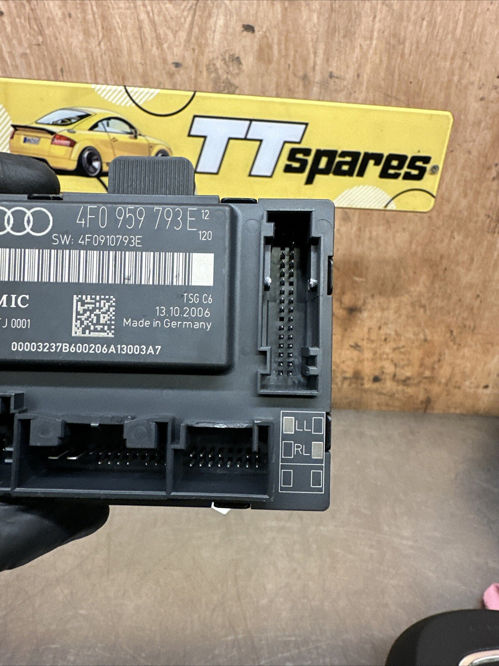 4F0959793E AUDI S6 A6 C6 4F (2005   2011) DRIVERS FRONT DOOR CONTROL MODULE 