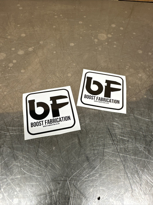 Boost Fabrication 2x Stickers AUDI TT MK2 MK3 MK4 MK7 GOLF T4 