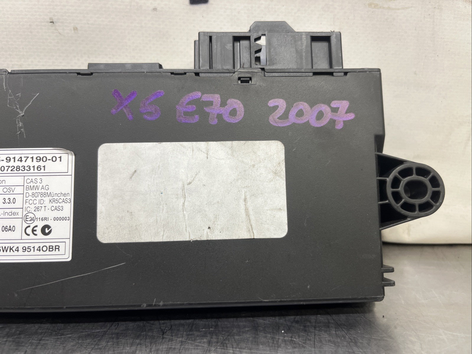 BMW X5 E70 2008 ECU KEY MODULE 61.35-9147190-01 