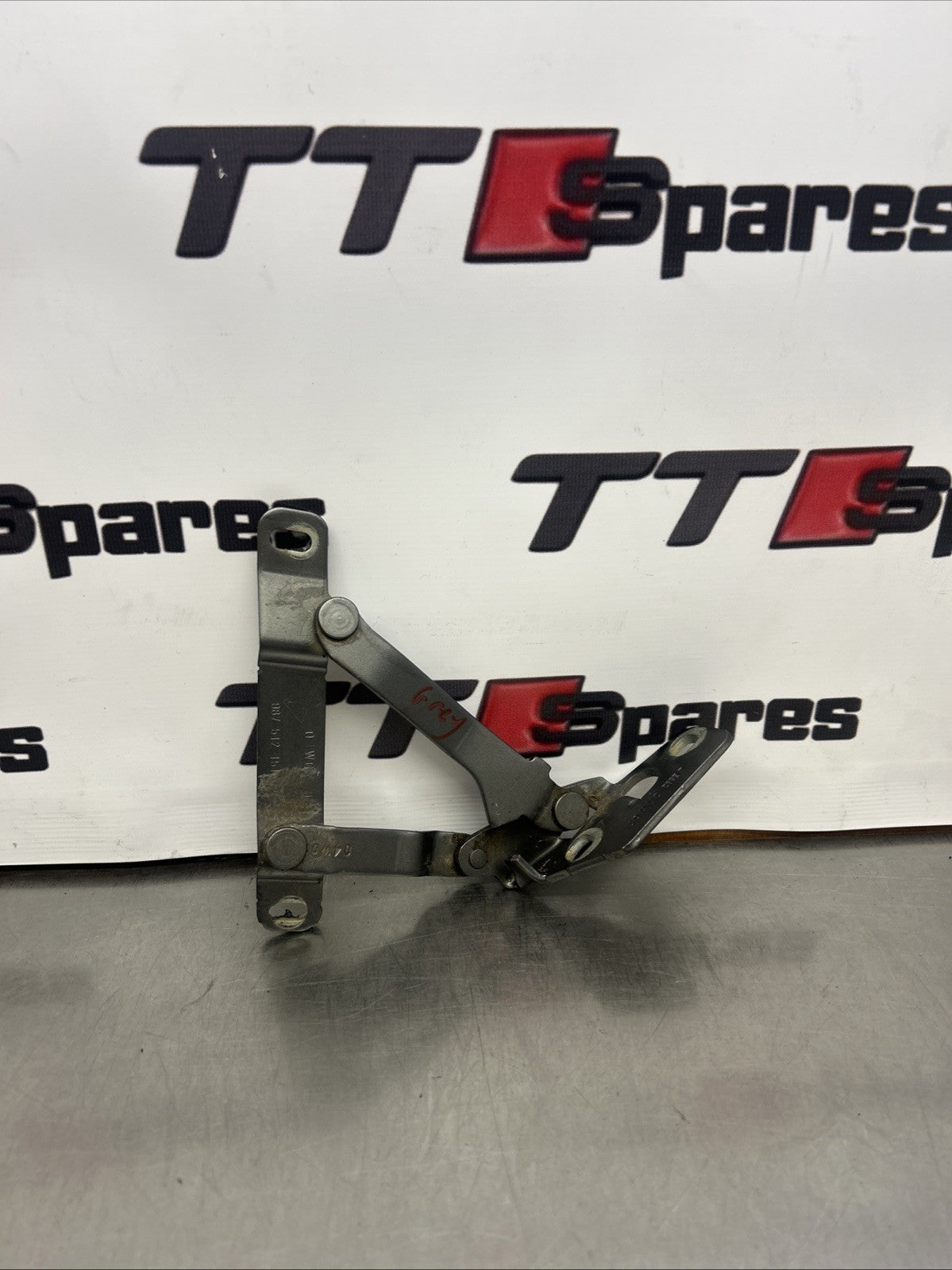 Porsche Boxster 987 Boot Lid Hinge Pair 98751215202 98751215102 Grey