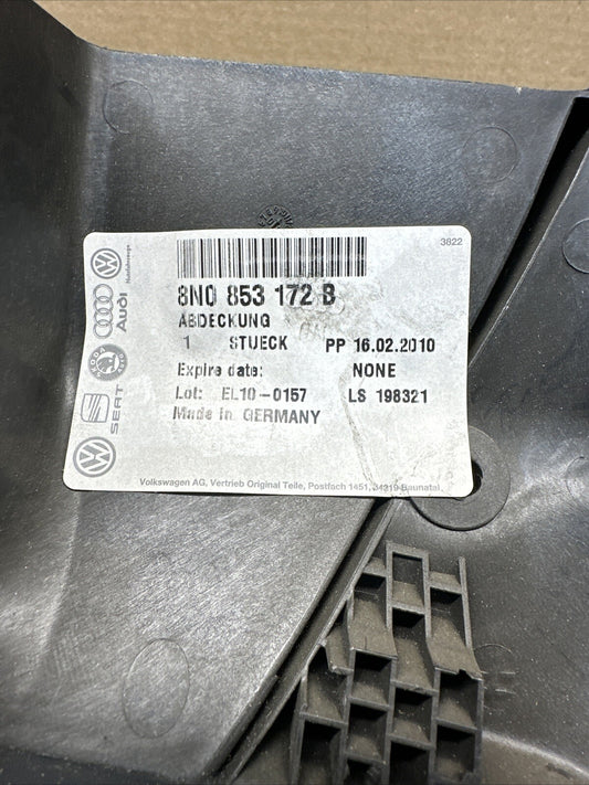 Audi TT Mk1 Quattro 2004 Drivers Side Outer A Pillar Cover Trim 8N0853172B