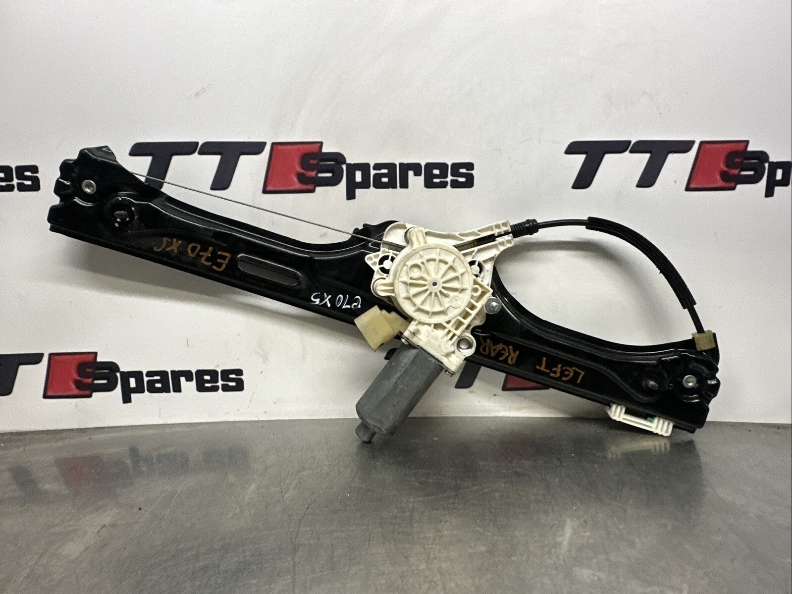 7166381e Bmw X5 2010 E70 Nsr Passengers Rear Left Window Regulator + Motor - 