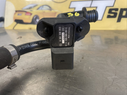 Audi S6 A6 4B C6 Brake Servo Vacuum Hose Pipe and Sensor 036906051C