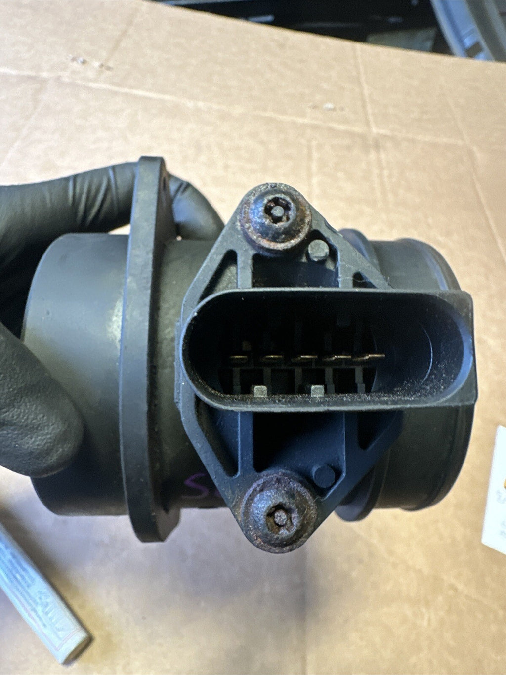 07C906461A Audi S6 C6 5.2 V10 Air Flow Mass Meter Sensor 2006 