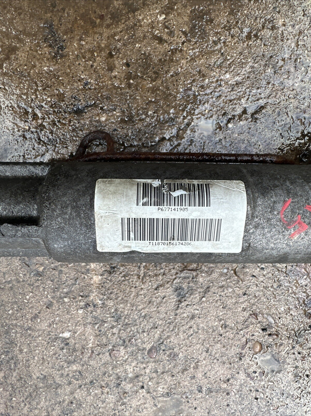 2007 BMW X5 E70 POWER STEERING RACK 3.0D P677141905