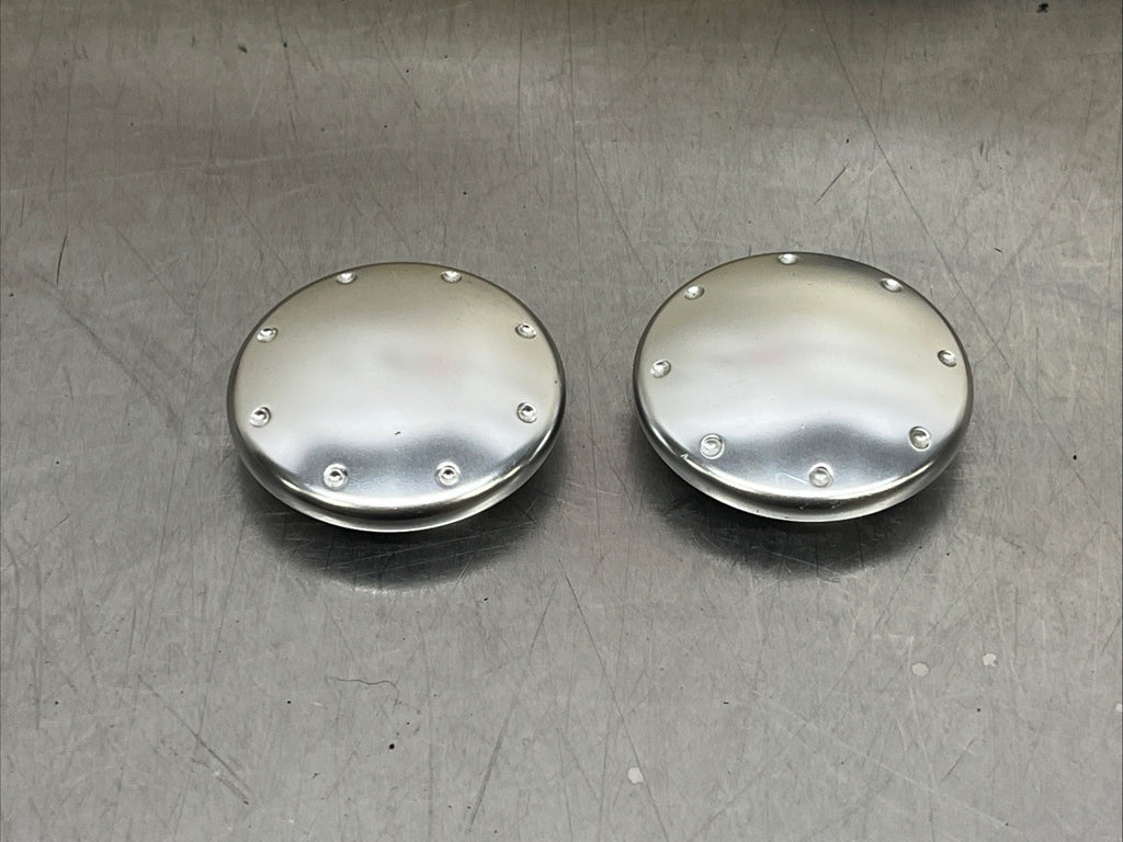 AUDI TT MK1 ALUMINIUM INTERIOR DOOR HANDLE TRIM COVER CAP PAIR  8n0867163