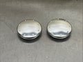 AUDI TT MK1 ALUMINIUM INTERIOR DOOR HANDLE TRIM COVER CAP PAIR  8n0867163
