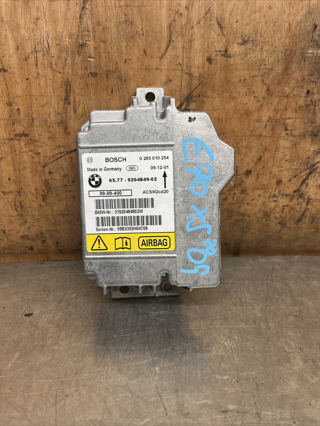 BMW X5M E70 2010 Control unit module 9204849 ARN8489