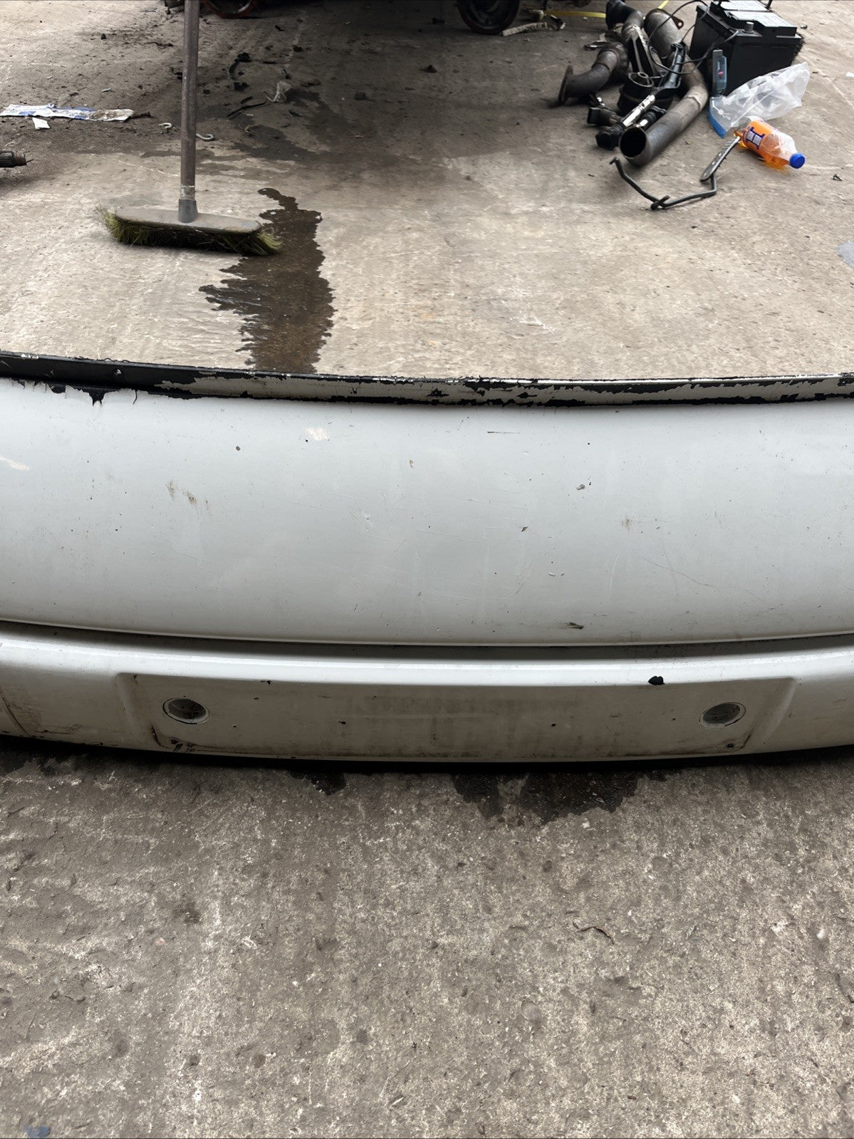 VW T4 TRANSPORTER 2001 1.9 TD SHORT NOSE PAINTED FRONT BUMPER 7D08072212BC
