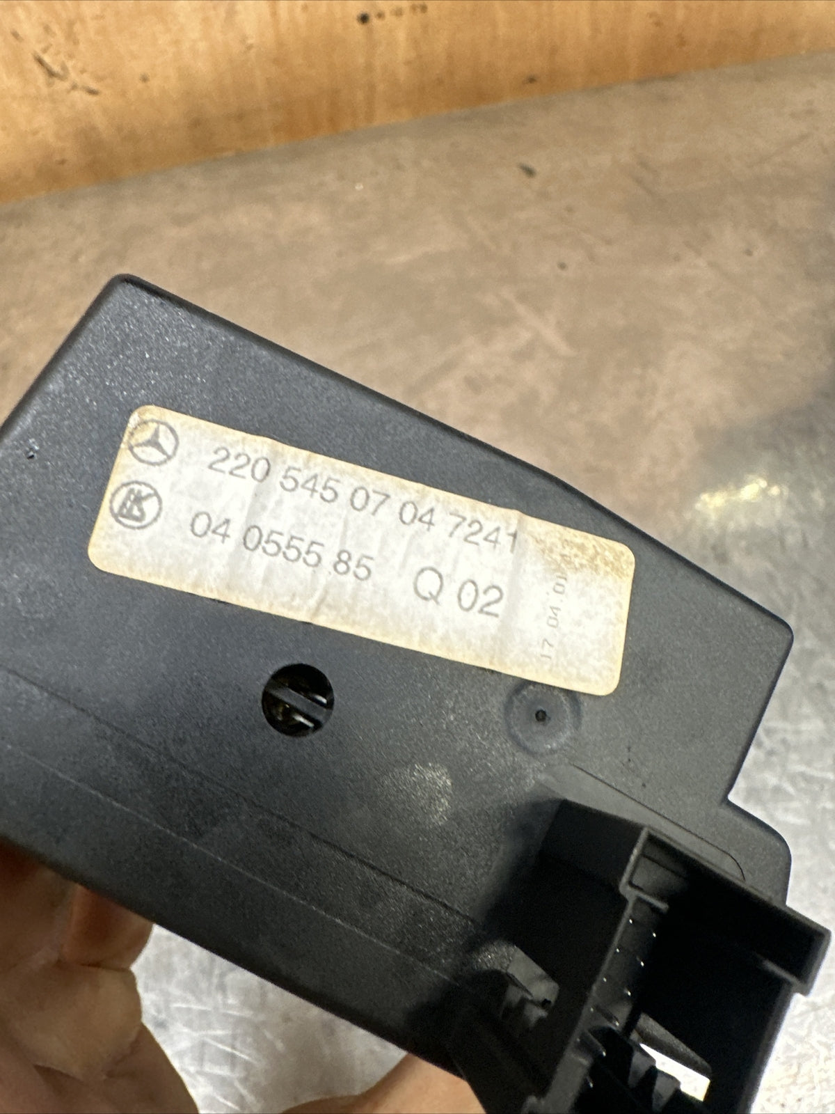 MERCEDES S CLASS W220 99-05 HEADLIGHT CONTROL SWITCH 2205450704