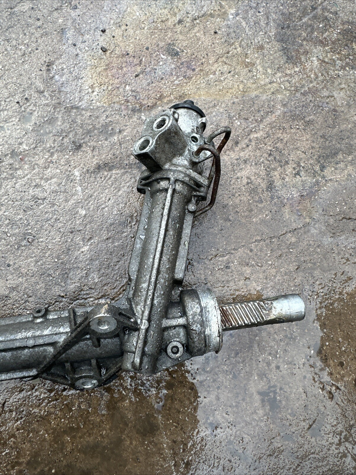 2007 BMW X5 E70 POWER STEERING RACK 3.0D P677141905