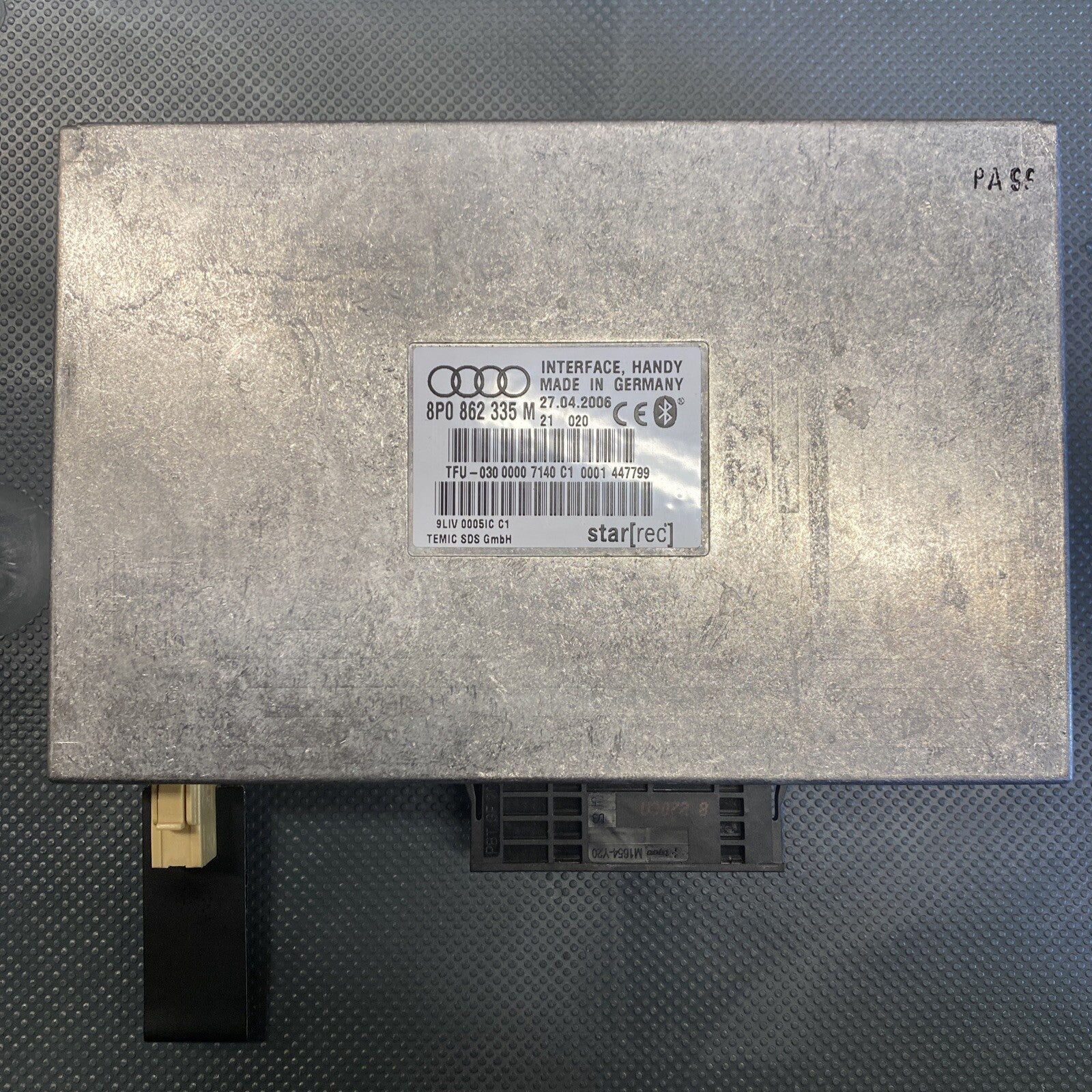 AUDI S4 A4 B7 2005 2.0TFSI BLUETOOTH INTERFACE MODULE 8P0862335M