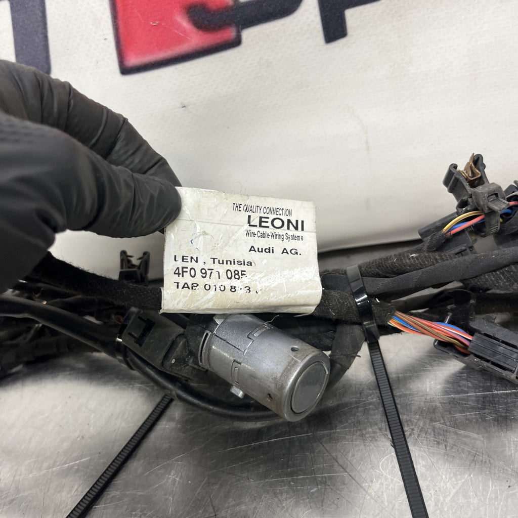 4F0971085 2011 Audi A6 C6 2004-2011 Saloon Rear Parking Sensor Wiring Loom