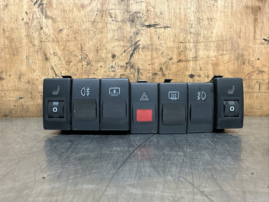 AUDI A8 D2 SET OF HAZARD HEATED SEATS FOG LIGHT SWITCH  8D0941509D 8D0963563