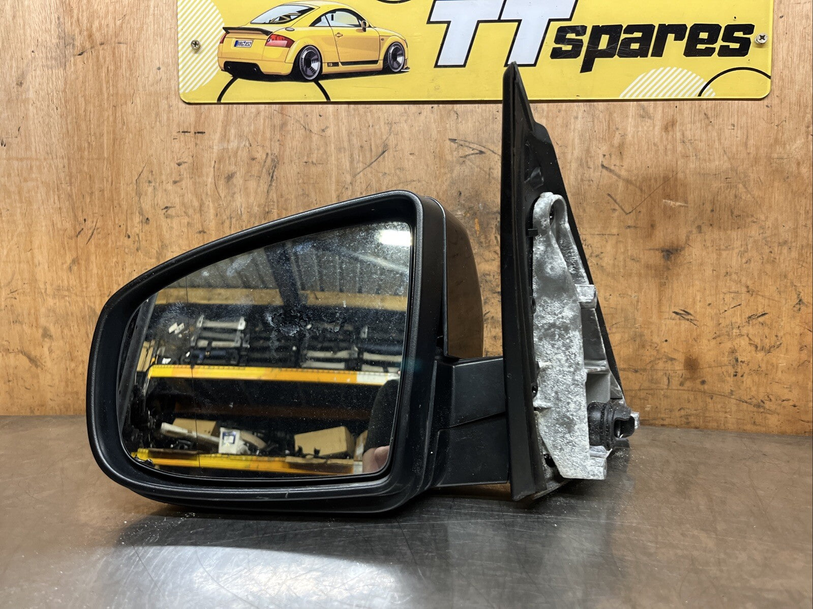 BMW X5 SERIES E70 NEAR PASSENGER LEFT SIDE POWER FOLD WING MIRROR Sapphire Black