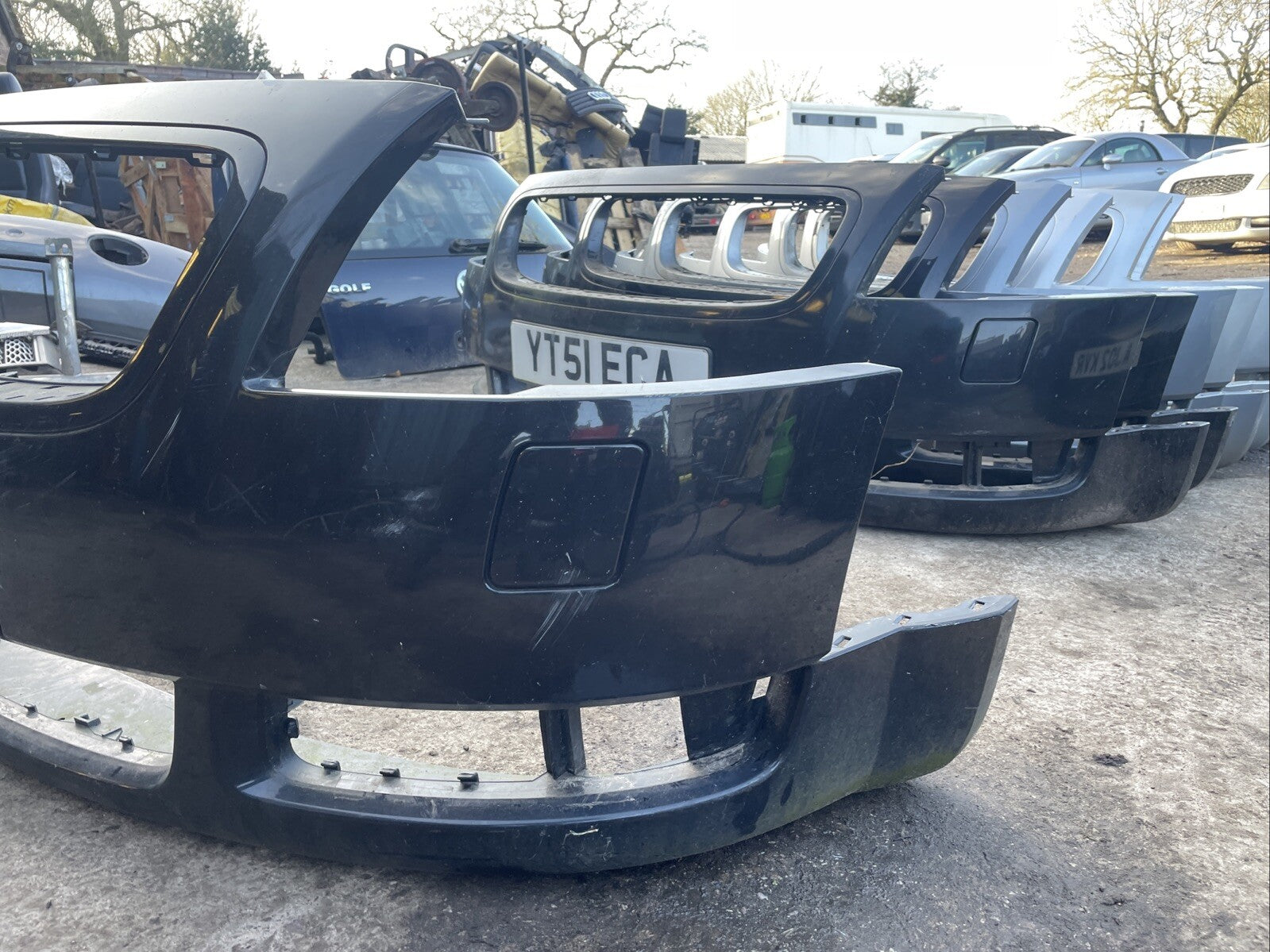 AUDI TT 8N 225 FRONT BUMPER KING FISHER NO WASHER JETS / NO GRILLES