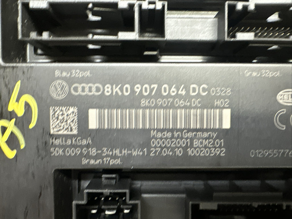2010 AUDI A5 8T MK1 COMFORT CONTROL MODULE UNIT 8K0907064DC