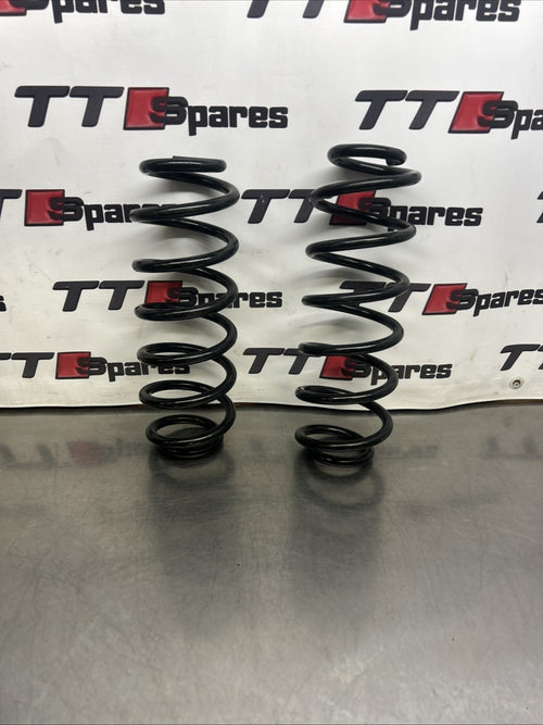 2x Coil Springs (Pair Set) fits VW Golf Mk4 1.9D Rear 97 to 03 Powder Coated