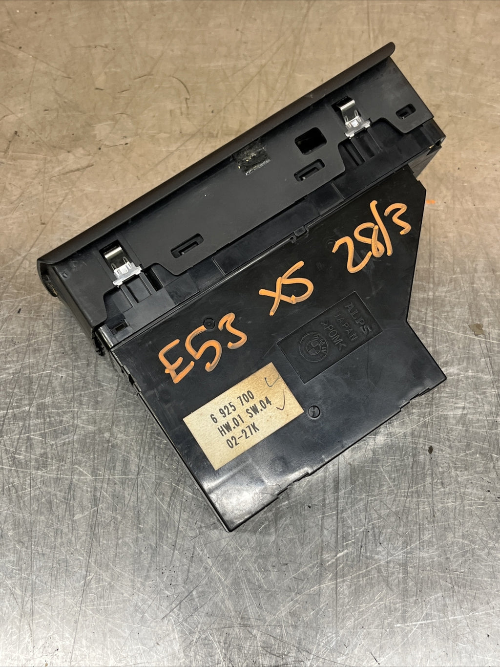 BMW X5'ies E53 RHD WINDOW LIFTER FRONT PASSENGER DOOR SWITCH WITH COVER 6925700