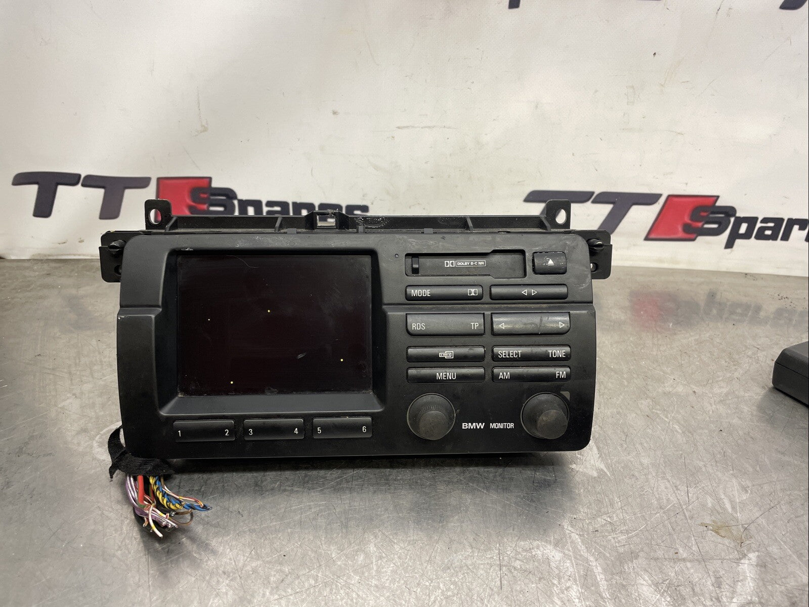 BMW E46 3 Series STEREO CASSETTE PLAYER RADIO 1999 on NAVI HEAD UNIT 8384598