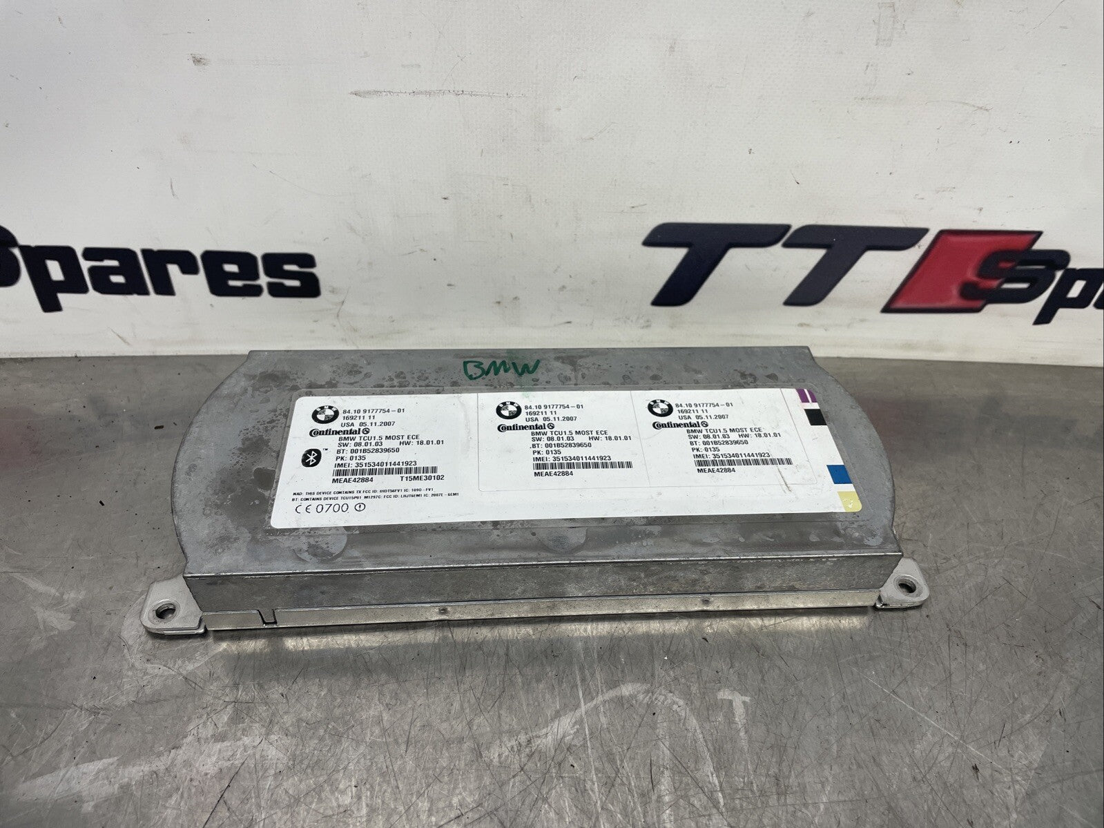 BMW 1 3 5 SERIES E60 E87 E90 TELEMATICS BLUETOOTH MODULE 9177754