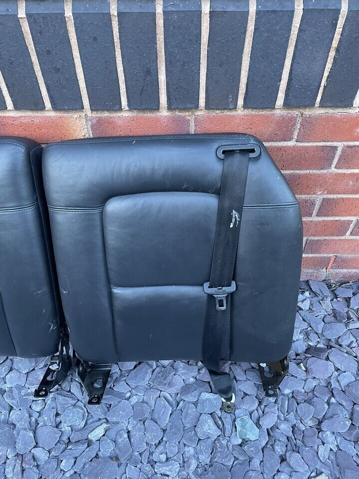 Genuine Audi TT Mk1 Black Leather Seats*REAR BACK SEATS ONLY*98-06*VGC