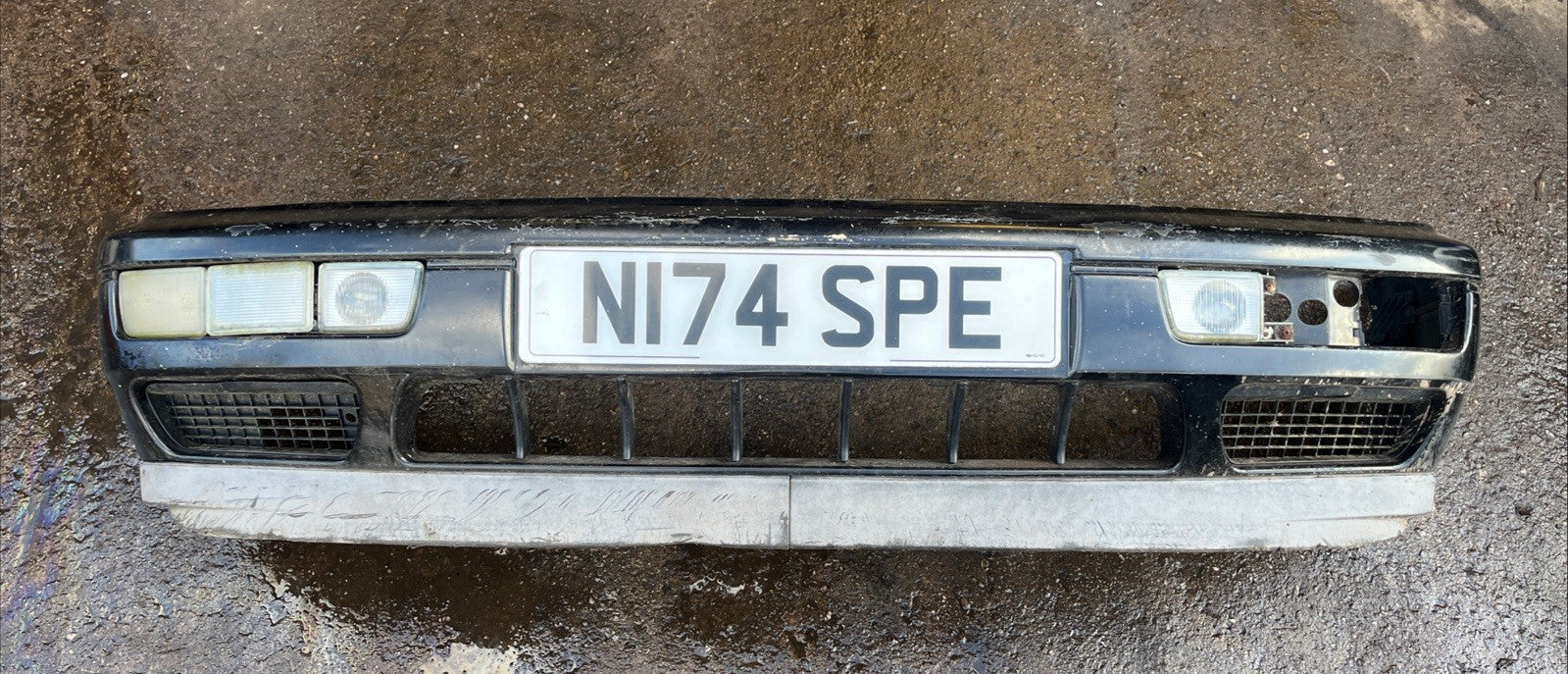 VW Golf MK3 VR6 Golf Front Bumper In Black LC9Z