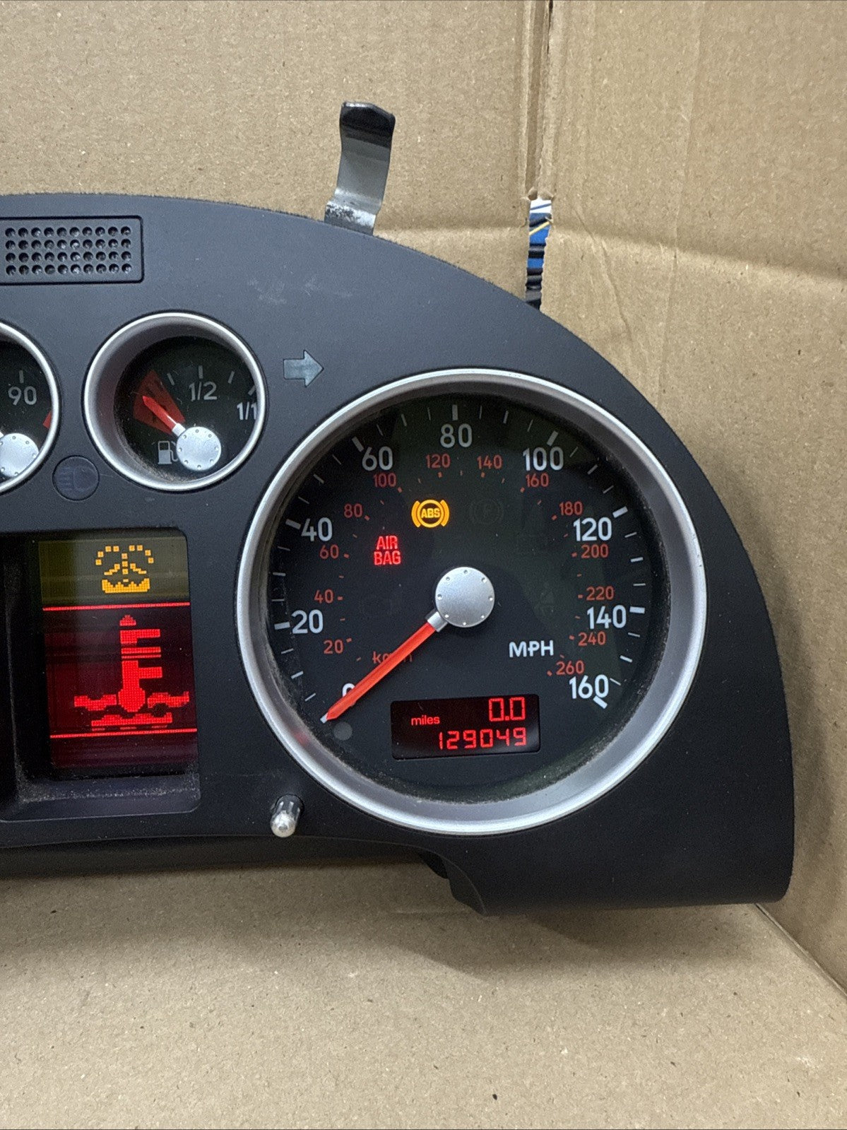 AUDI TT 8n mk1 225hp DASH CLOCKS INSTRUMENT CLUSTER SPEEDO 8N2920980A No code