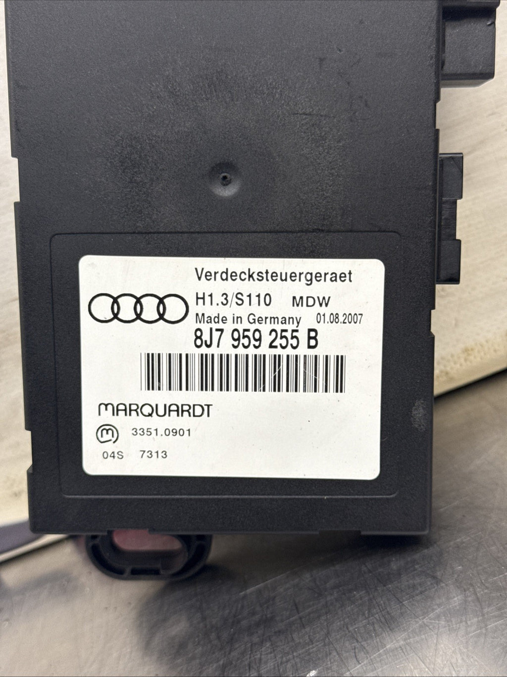 Audi TT TTS 8J MK2 06-13 Convertible Roof ECU 8J7959255B
