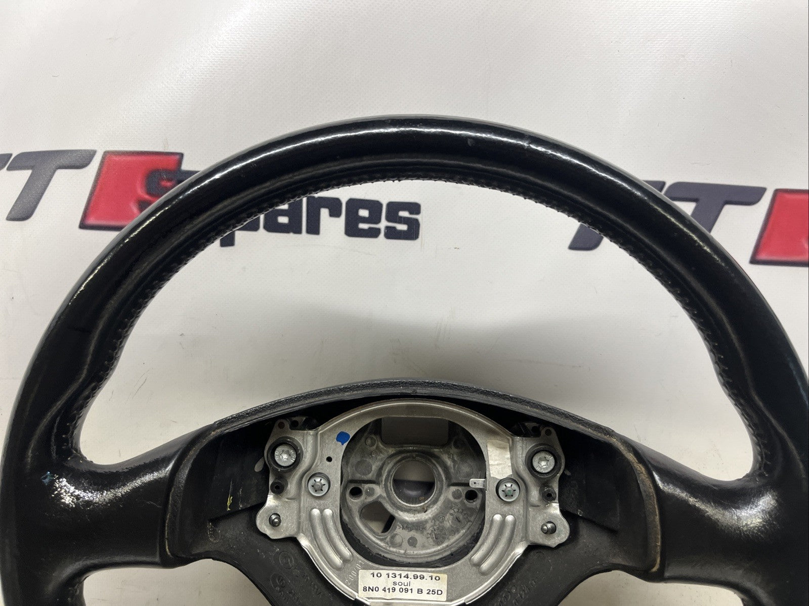 AUDI TT MK1 8N BLACK LEATHER STEERING WHEEL 8N0419091B 25D