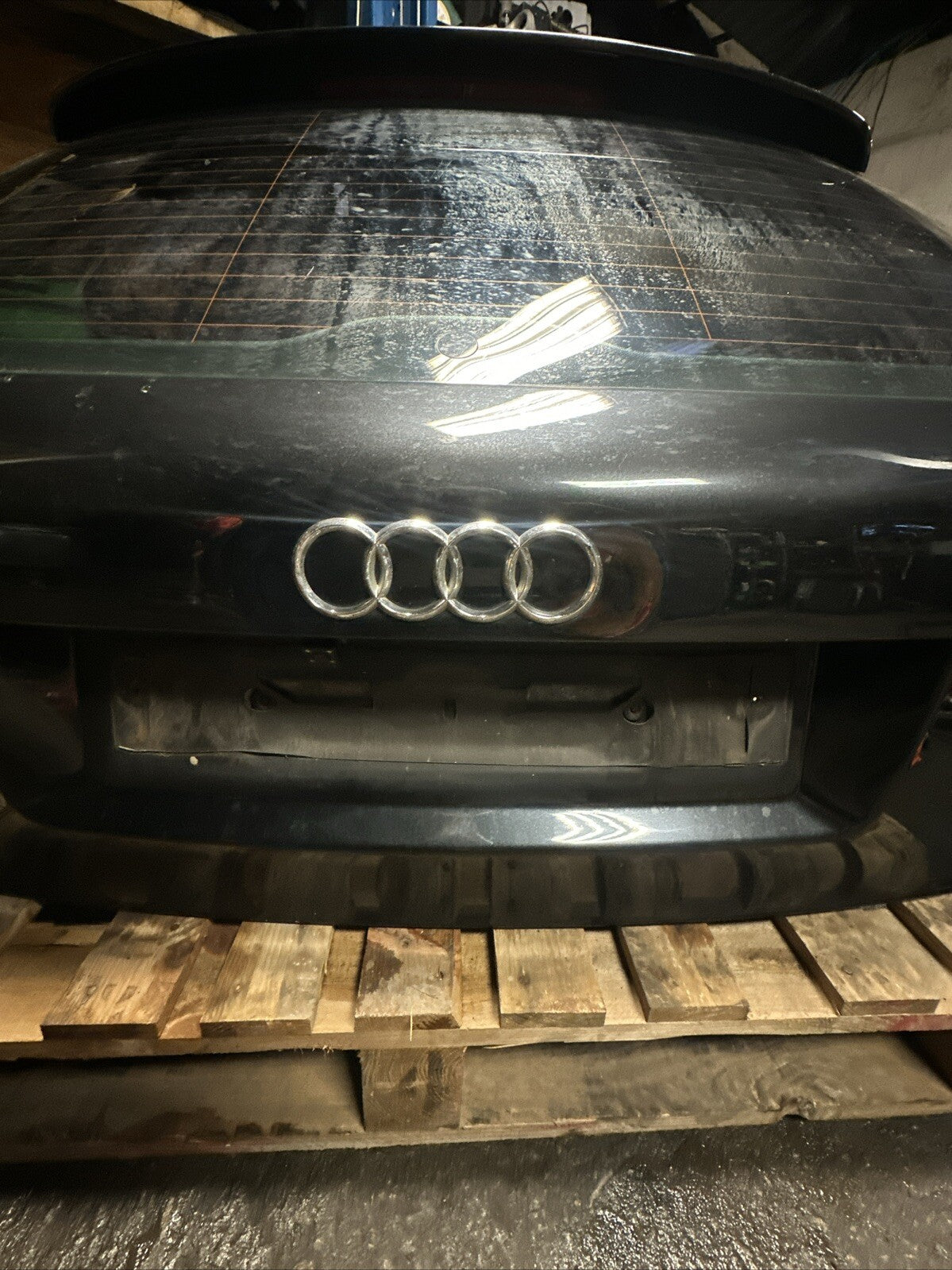 2009 AUDI A3 3 DOOR BOOTLID / TAILGATE  8P3827023AF BLACK