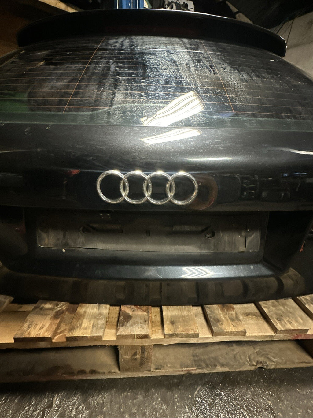 2009 AUDI A3 3 DOOR BOOTLID / TAILGATE  8P3827023AF BLACK