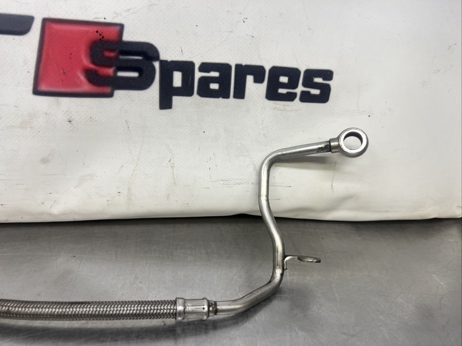 AUDI TT 8N 180 BHP VW GOLF MK4 GTI 1.8 T TURBO OIL FEED BRAIDED PIPE 06A145778D