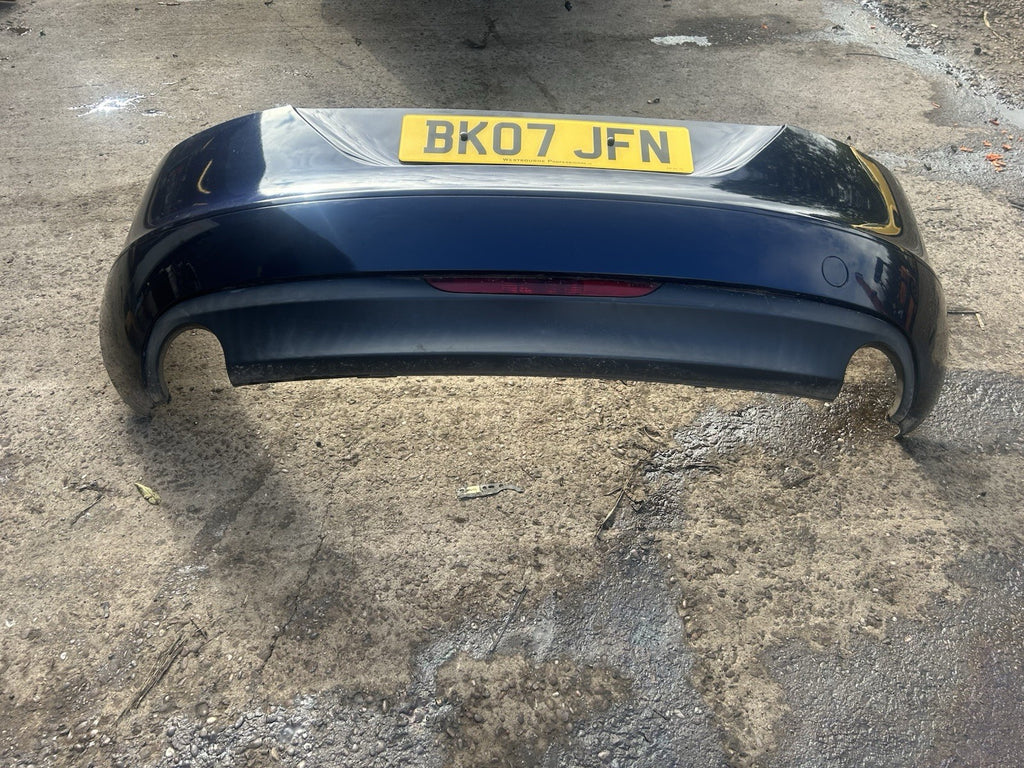 2006-2014 AUDI TT MK2 COMPLETE REAR BUMPER IN MORO BLUE PEARL   COMPLETE