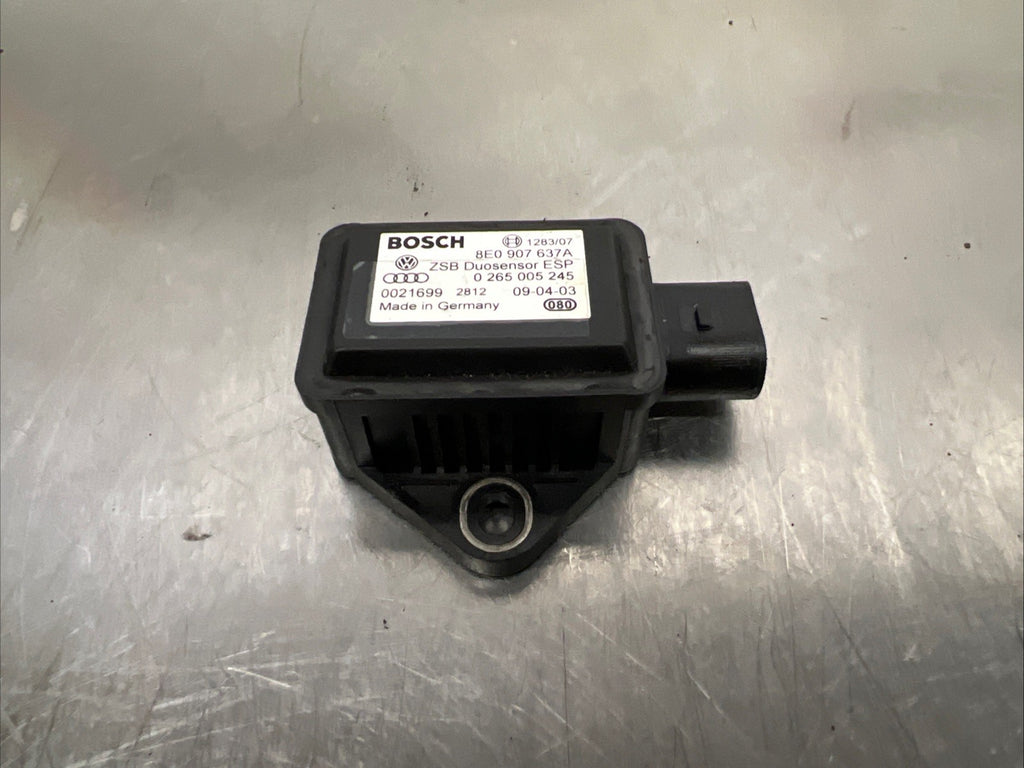 AUDI A4 MK2 T SPORT 1.8 PETROL 2004 YAW RATE SENSOR 8E0907637A