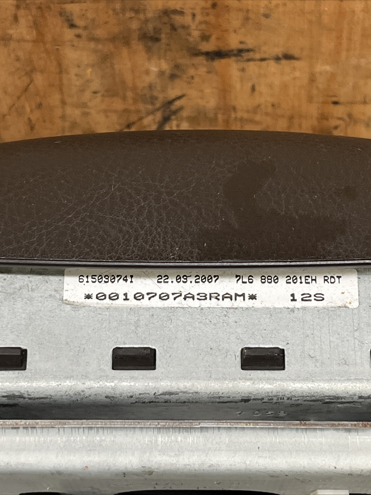 Volkswagen Touareg 06-10 Facelift Steering Wheel Airbox 7L6880201EN Brown