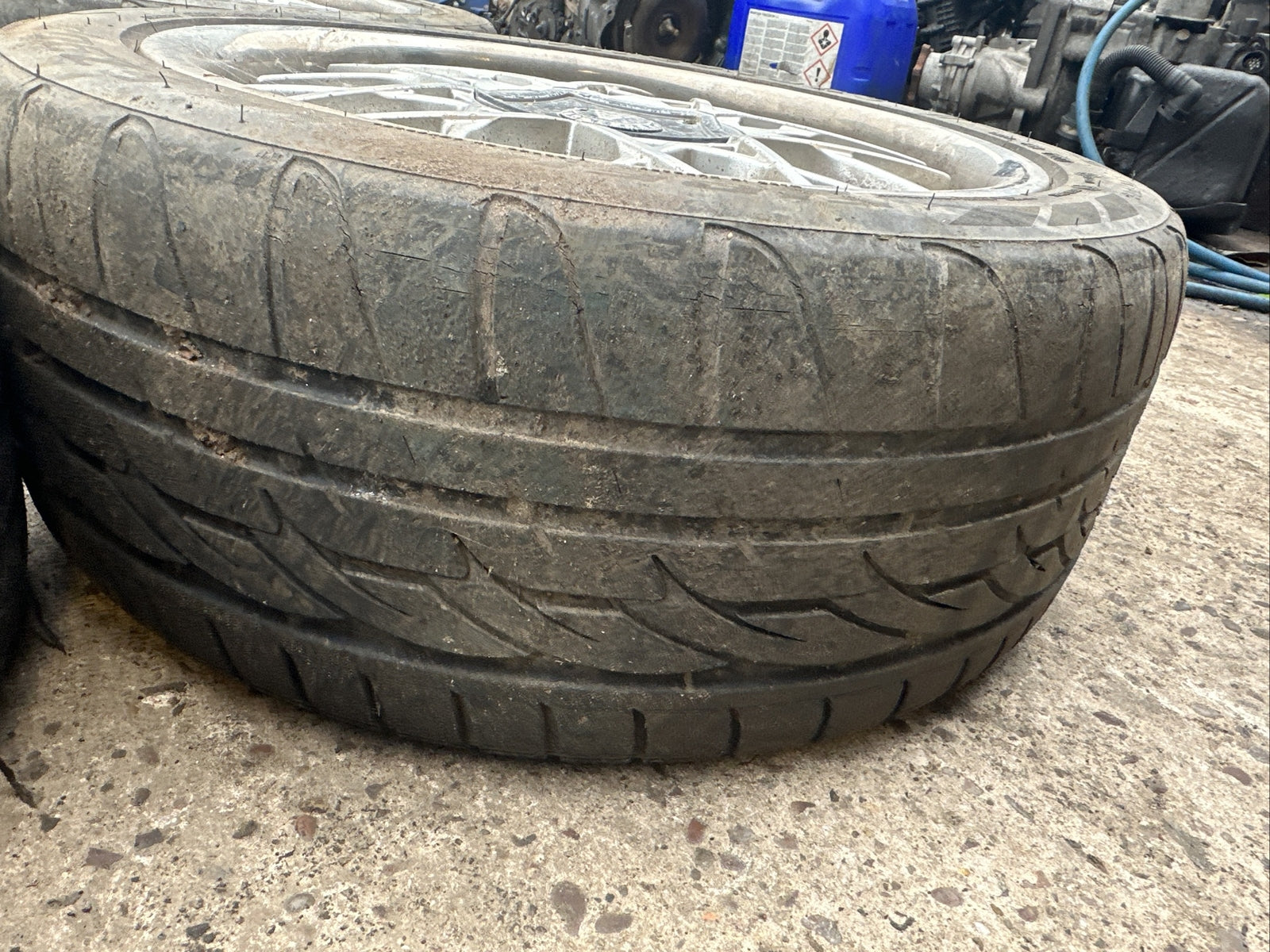 4 x 17inch Wolfrace Blitz Alloy wheels 5x100
