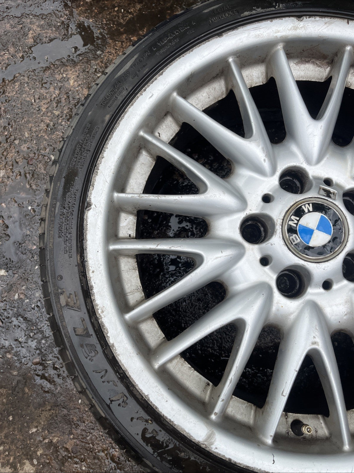 18" 5x120 BMW e46 Original Staggered MV1 Alloy Wheels - SINGLE
