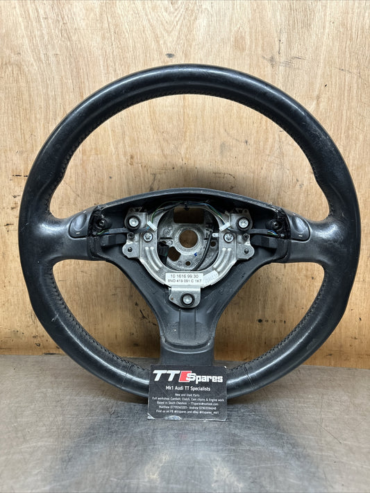 AUDI TT 8N Aut. (03-06) Sports Leather Steering Wheel Tiptronic 8N0419091C