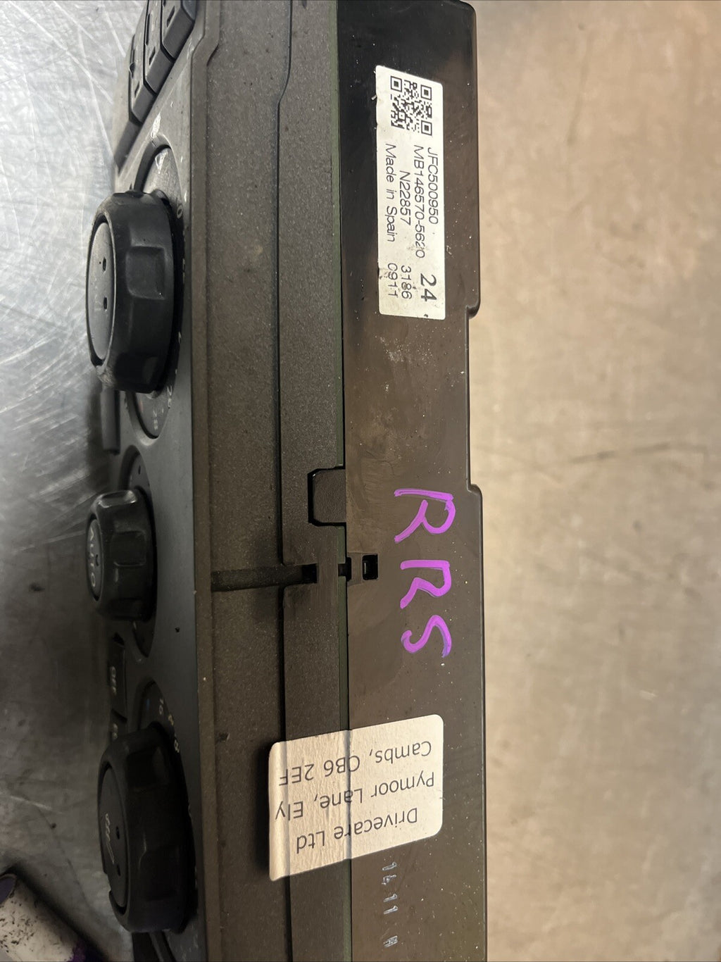 RANGE ROVER 2005-2009 HEATER CONTROL PANEL JFC500950
