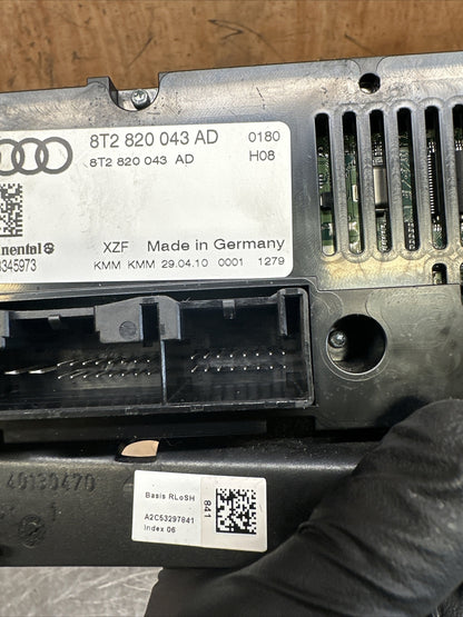 2012 AUDI A5 8T HEATED SEATS HEATER CLIMATE CONTROL SWITCH PANEL 8K2820043AD