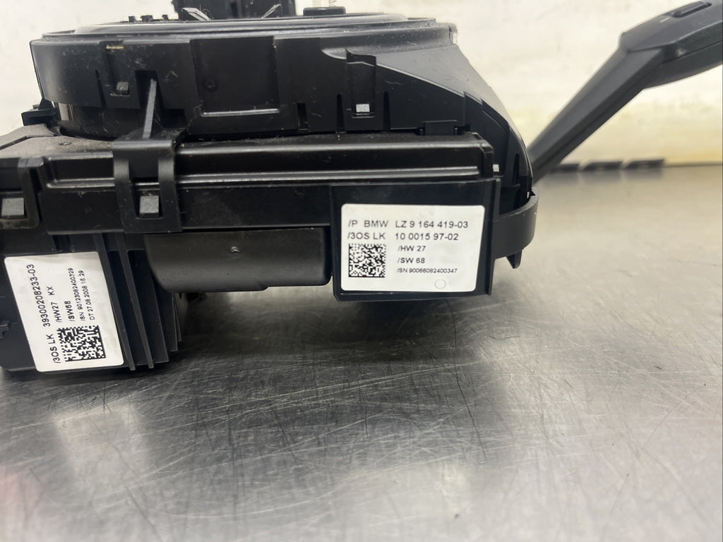 2011 BMW X5 E70 INDICATOR WIPER CRUISE CONTROL STALKS WITH SQUIB 9164419-05