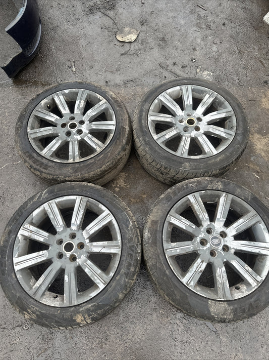 20" GENUINE RANGE ROVER SPORT STORMER ALLOY WHEELS AND TYRES VOGUE SPORT
