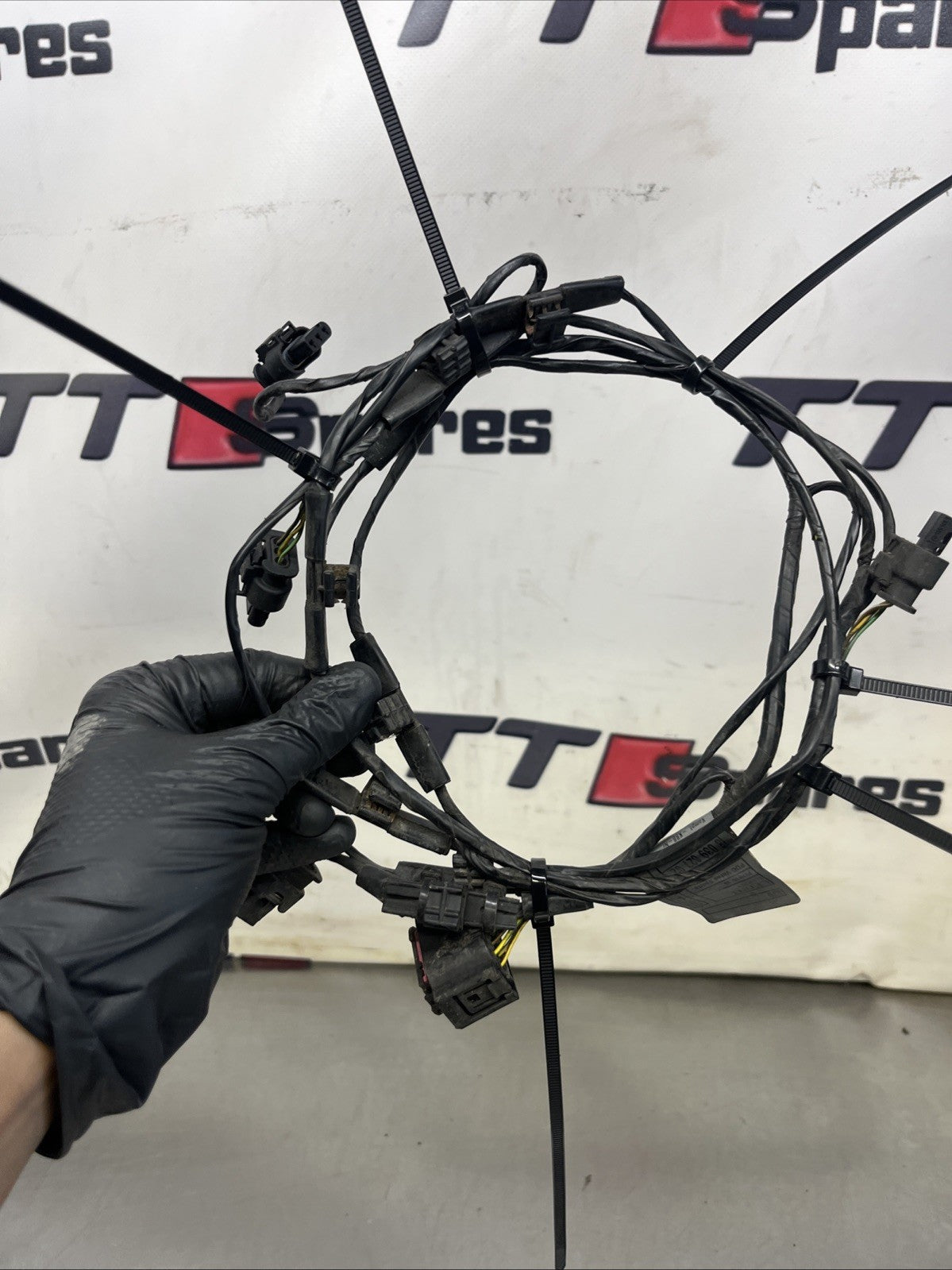 BMW X5 Rear Bumper PDC Parking Sensors Harness W/Wires Plug 2007 E70 OEM 8038827